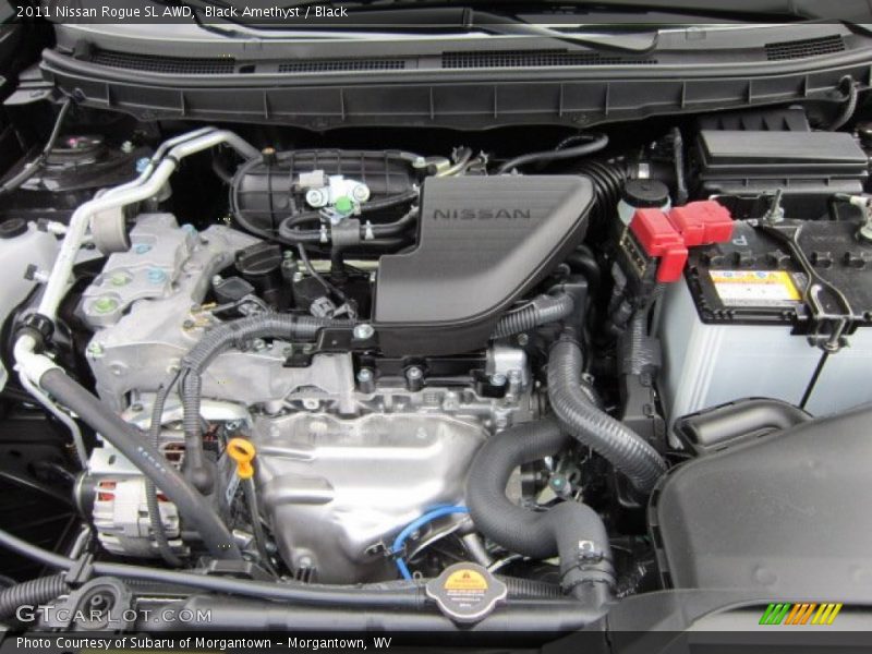 Black Amethyst / Black 2011 Nissan Rogue SL AWD