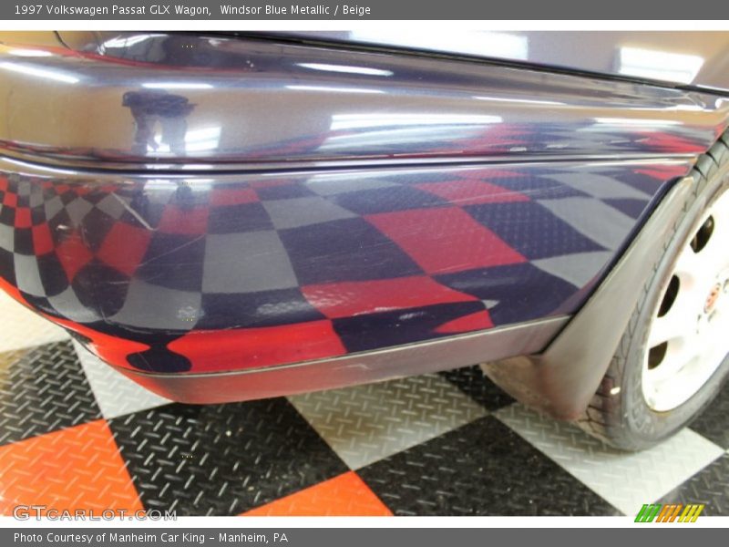 Windsor Blue Metallic / Beige 1997 Volkswagen Passat GLX Wagon