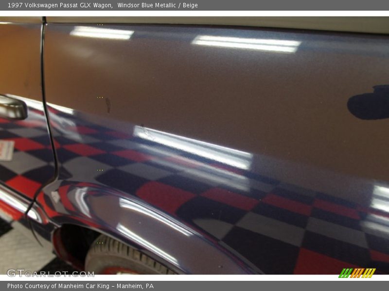 Windsor Blue Metallic / Beige 1997 Volkswagen Passat GLX Wagon