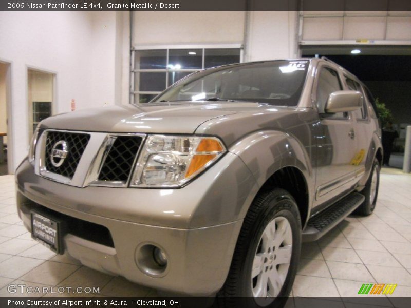 Granite Metallic / Desert 2006 Nissan Pathfinder LE 4x4