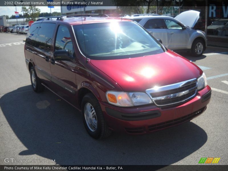 Medium Redfire Metallic / Neutral 2002 Chevrolet Venture