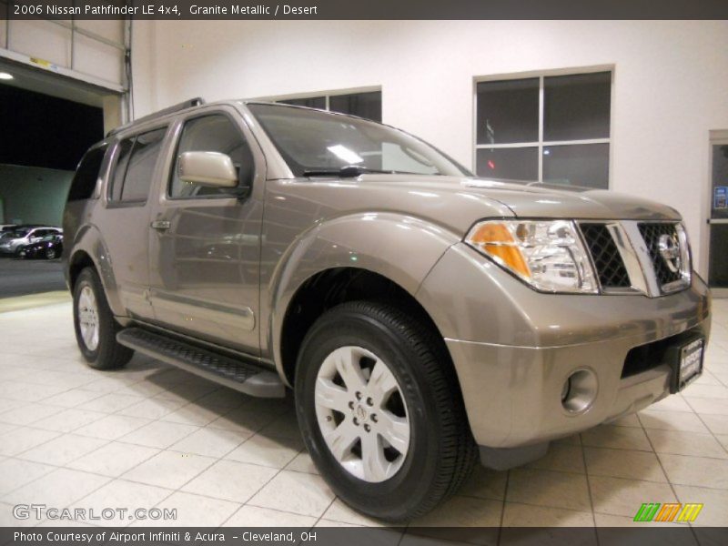 Granite Metallic / Desert 2006 Nissan Pathfinder LE 4x4