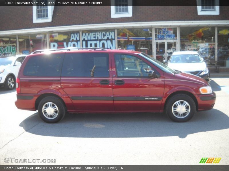Medium Redfire Metallic / Neutral 2002 Chevrolet Venture