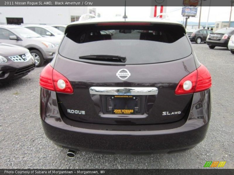 Black Amethyst / Gray 2011 Nissan Rogue SL AWD