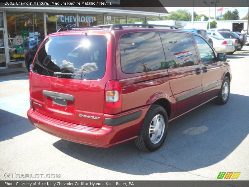Medium Redfire Metallic / Neutral 2002 Chevrolet Venture