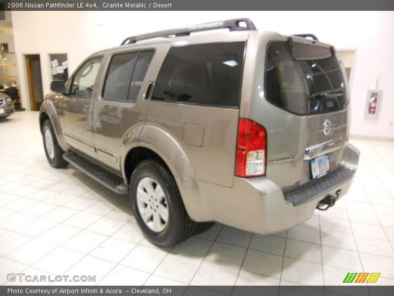Granite Metallic / Desert 2006 Nissan Pathfinder LE 4x4