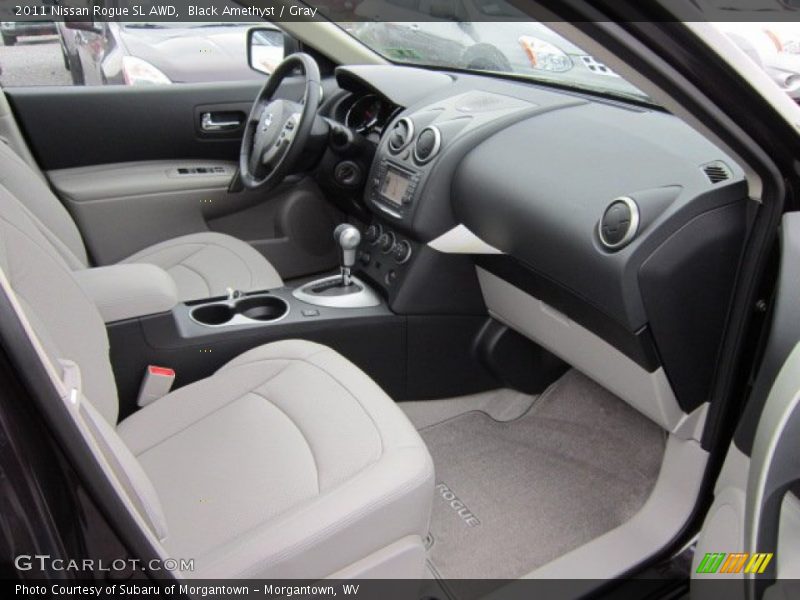 Black Amethyst / Gray 2011 Nissan Rogue SL AWD