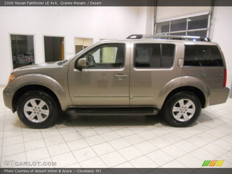Granite Metallic / Desert 2006 Nissan Pathfinder LE 4x4