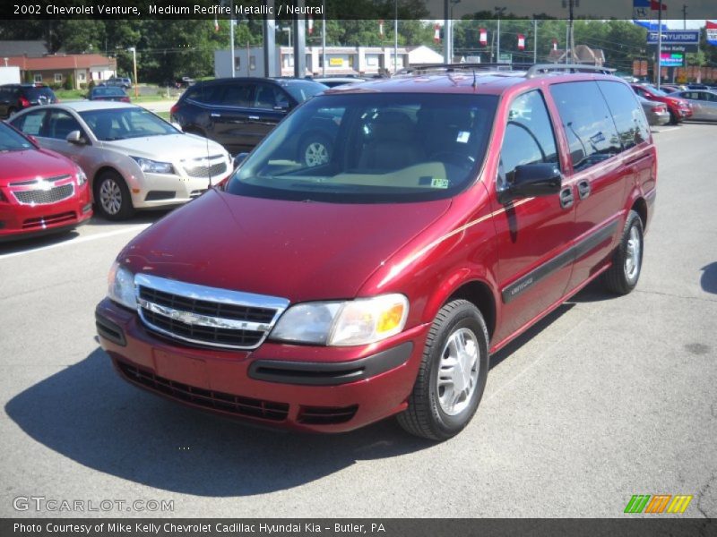 Medium Redfire Metallic / Neutral 2002 Chevrolet Venture