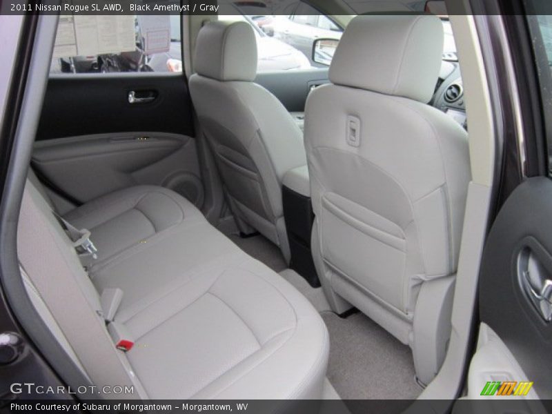 Black Amethyst / Gray 2011 Nissan Rogue SL AWD