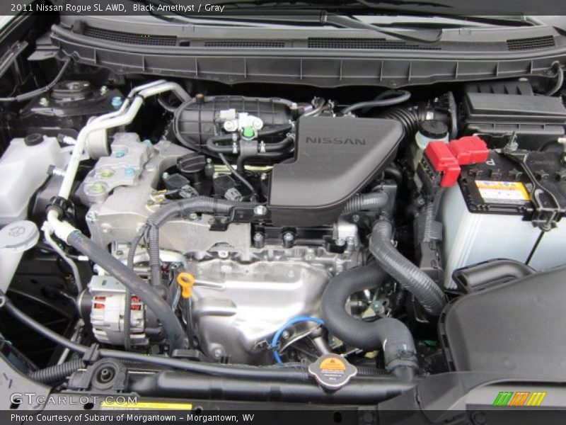 Black Amethyst / Gray 2011 Nissan Rogue SL AWD