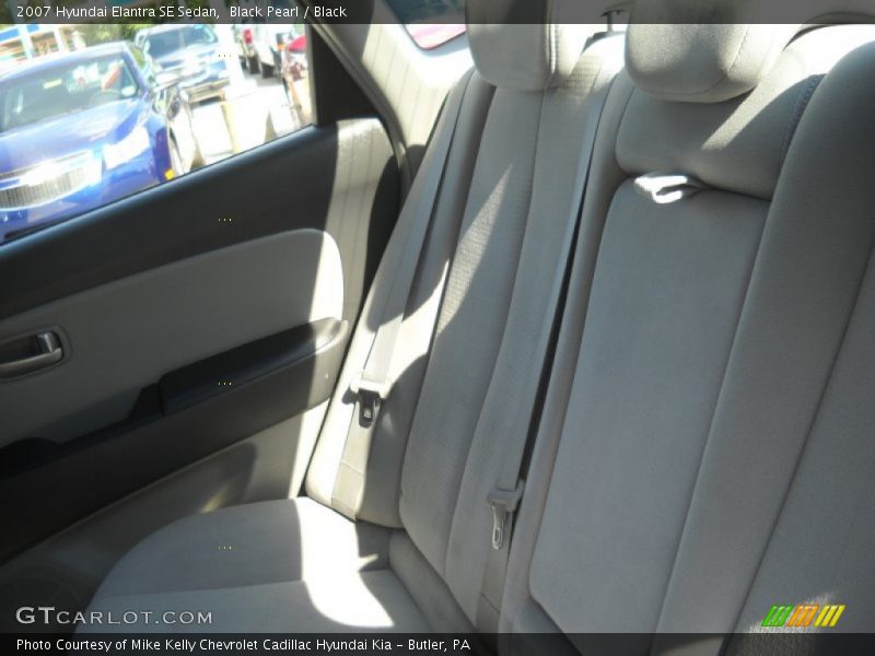 Black Pearl / Black 2007 Hyundai Elantra SE Sedan