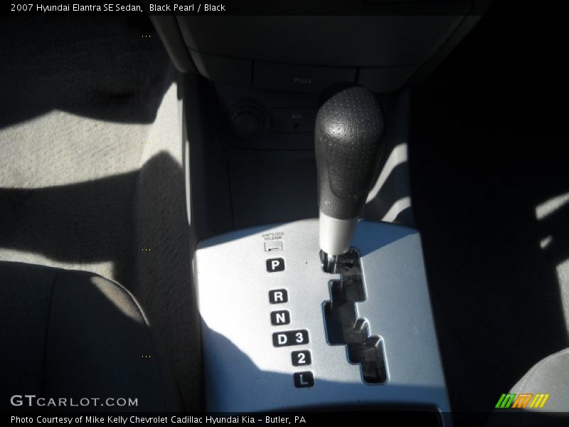 Black Pearl / Black 2007 Hyundai Elantra SE Sedan