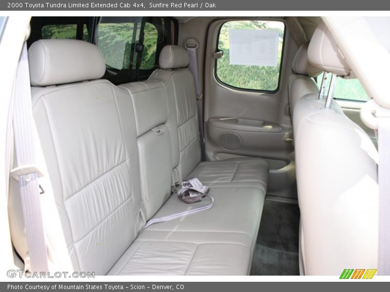 Sunfire Red Pearl / Oak 2000 Toyota Tundra Limited Extended Cab 4x4