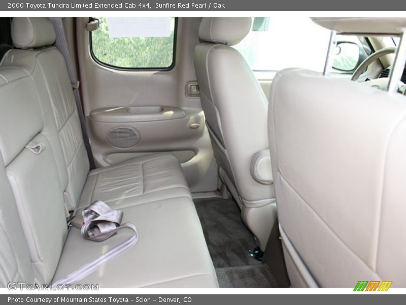 Sunfire Red Pearl / Oak 2000 Toyota Tundra Limited Extended Cab 4x4