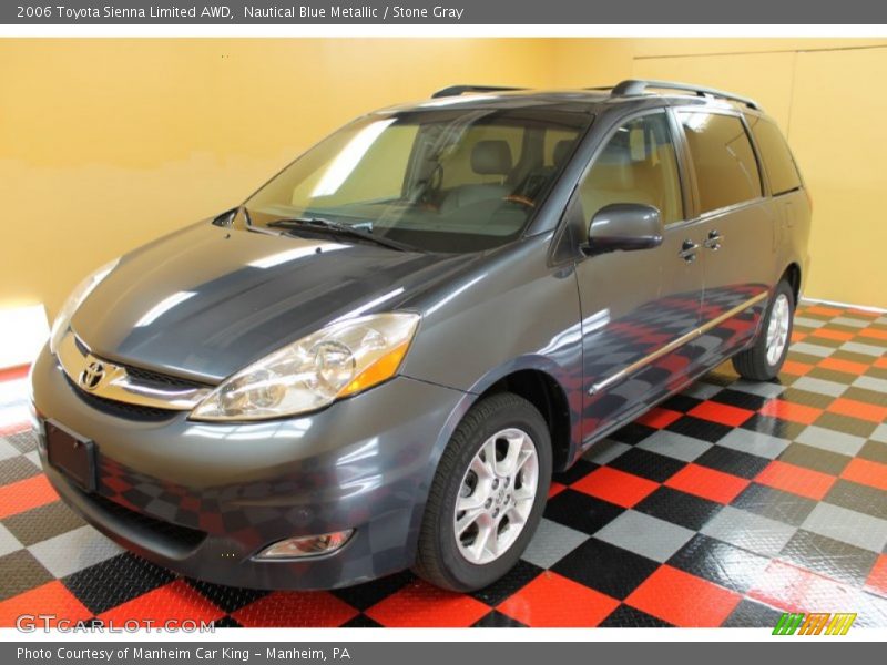 Nautical Blue Metallic / Stone Gray 2006 Toyota Sienna Limited AWD