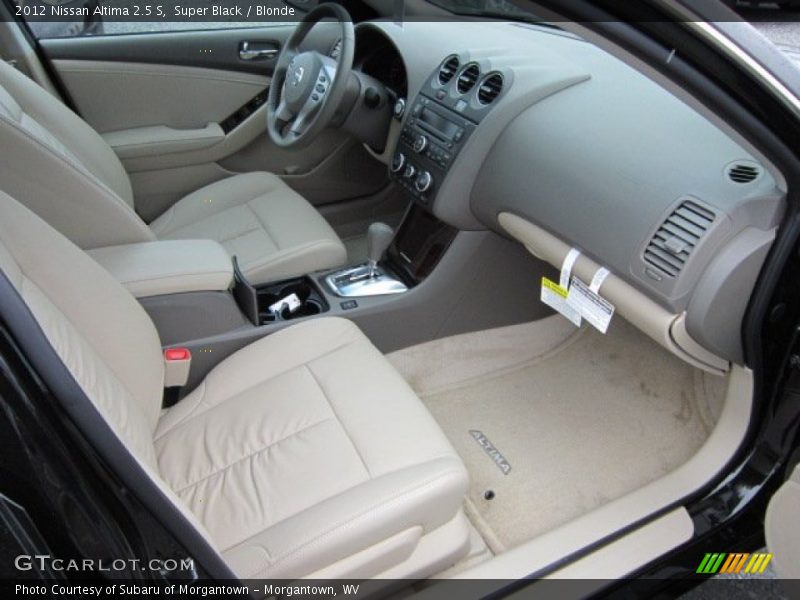  2012 Altima 2.5 S Blonde Interior