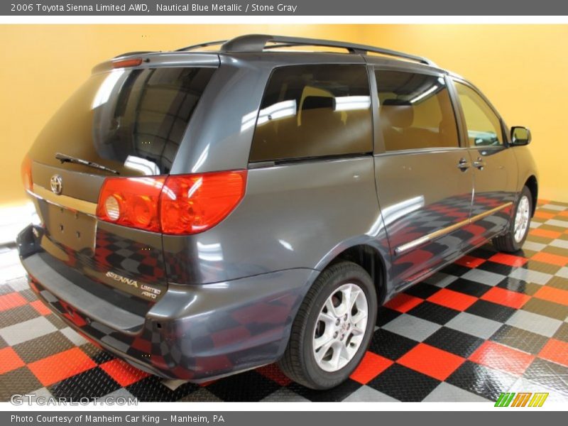 Nautical Blue Metallic / Stone Gray 2006 Toyota Sienna Limited AWD