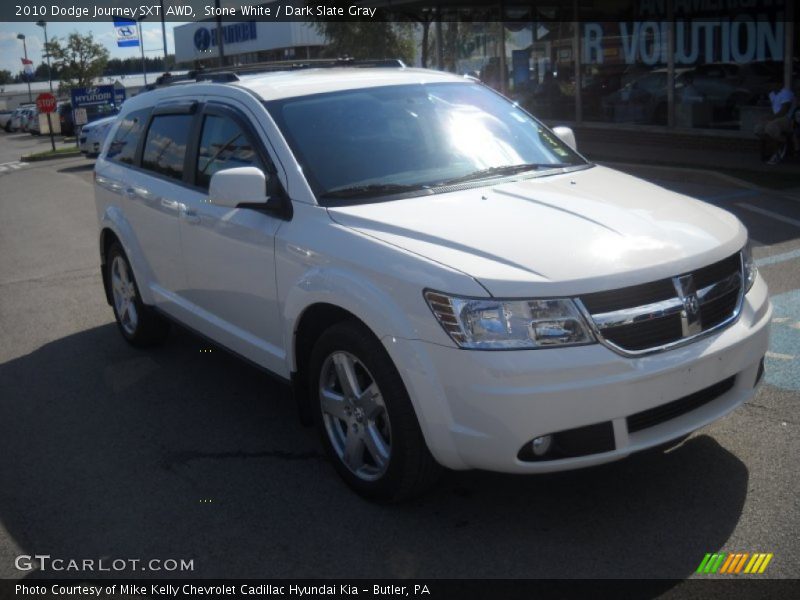 Stone White / Dark Slate Gray 2010 Dodge Journey SXT AWD