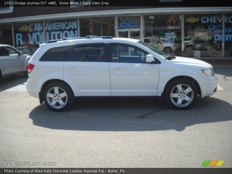 Stone White / Dark Slate Gray 2010 Dodge Journey SXT AWD