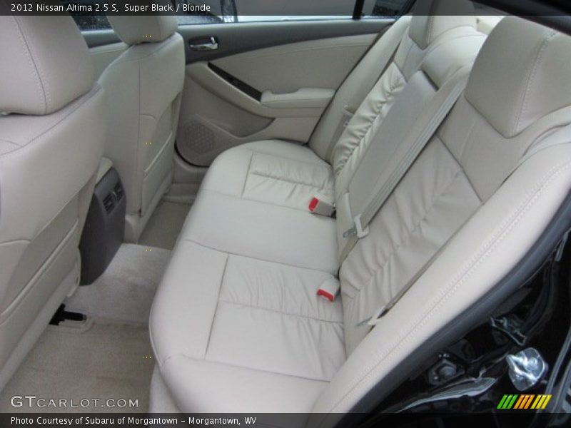  2012 Altima 2.5 S Blonde Interior