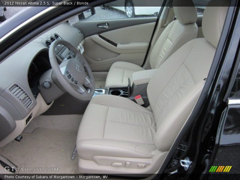  2012 Altima 2.5 S Blonde Interior