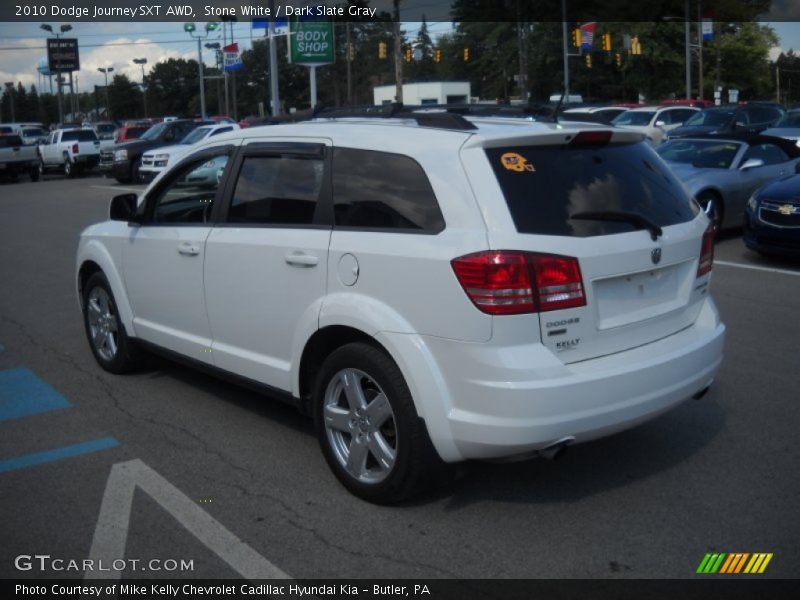 Stone White / Dark Slate Gray 2010 Dodge Journey SXT AWD