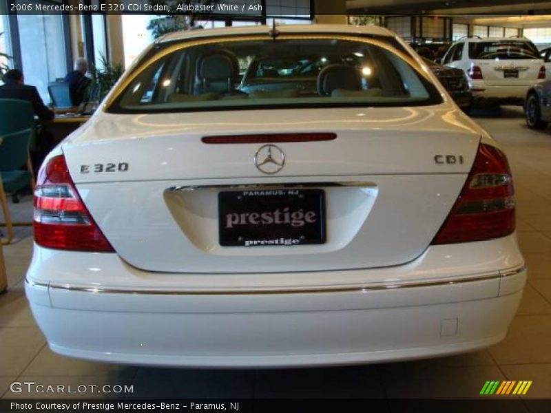 Alabaster White / Ash 2006 Mercedes-Benz E 320 CDI Sedan