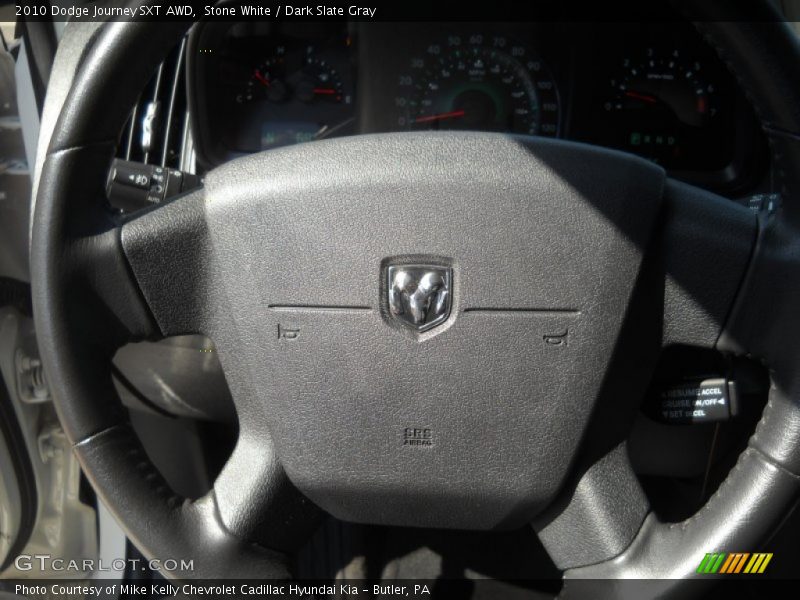 Stone White / Dark Slate Gray 2010 Dodge Journey SXT AWD