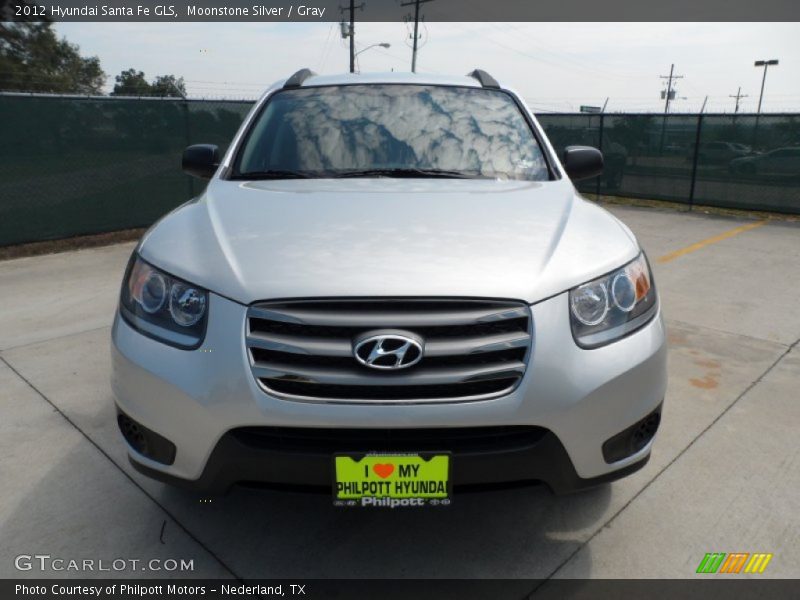 Moonstone Silver / Gray 2012 Hyundai Santa Fe GLS