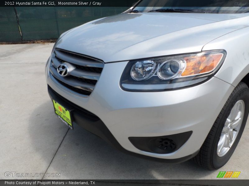 Moonstone Silver / Gray 2012 Hyundai Santa Fe GLS