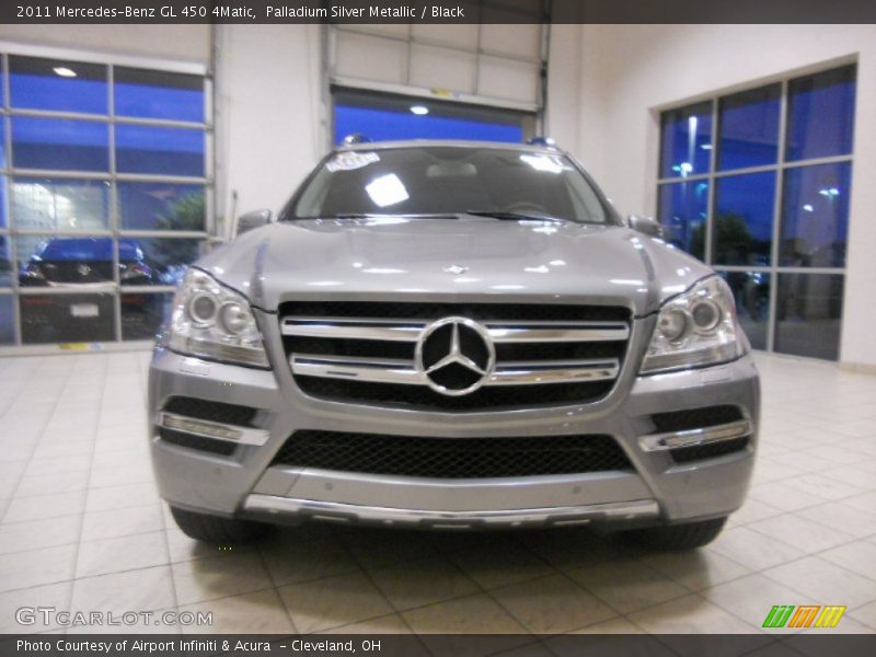 Palladium Silver Metallic / Black 2011 Mercedes-Benz GL 450 4Matic
