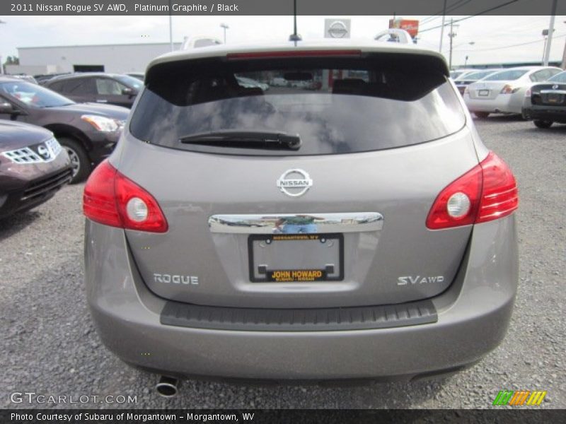 Platinum Graphite / Black 2011 Nissan Rogue SV AWD