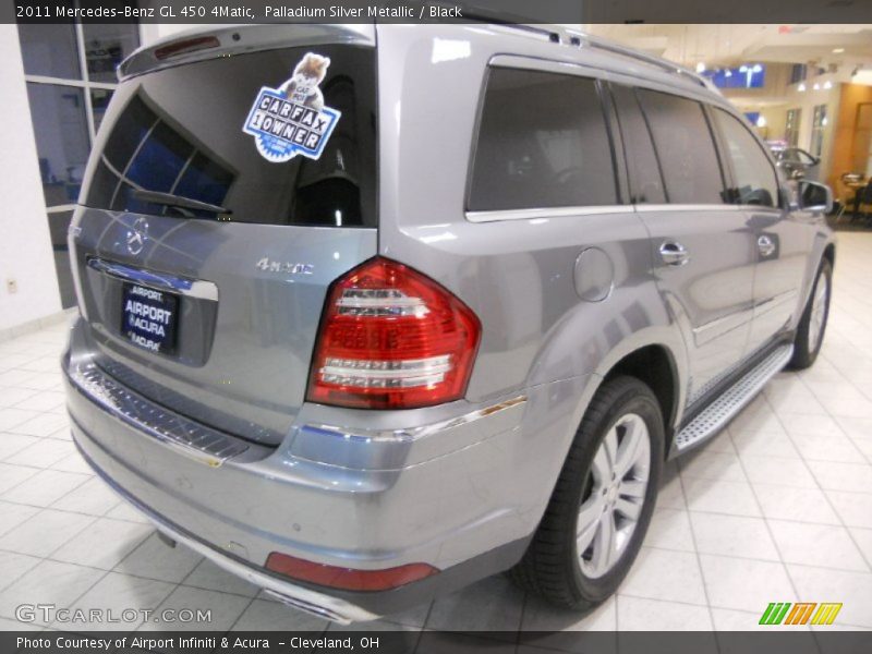 Palladium Silver Metallic / Black 2011 Mercedes-Benz GL 450 4Matic
