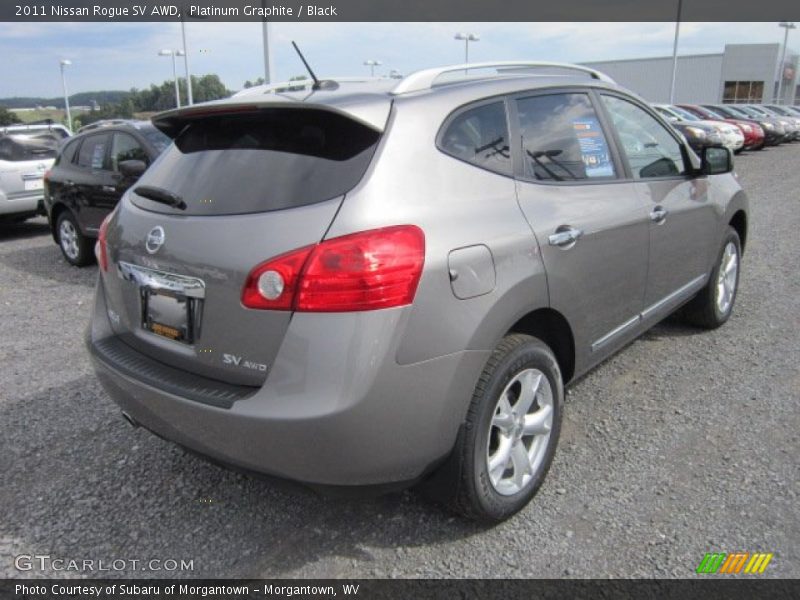 Platinum Graphite / Black 2011 Nissan Rogue SV AWD