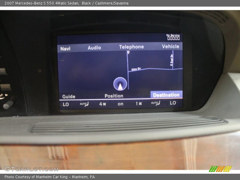 Black / Cashmere/Savanna 2007 Mercedes-Benz S 550 4Matic Sedan