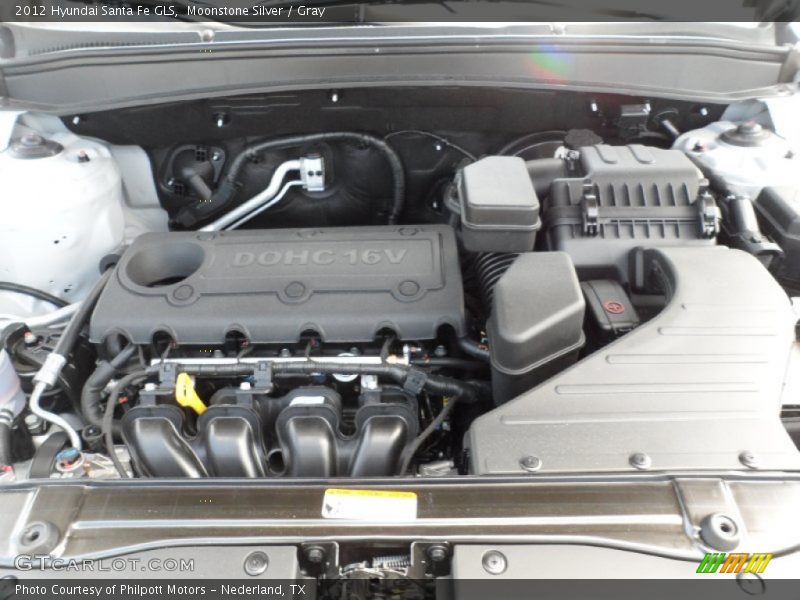 Moonstone Silver / Gray 2012 Hyundai Santa Fe GLS