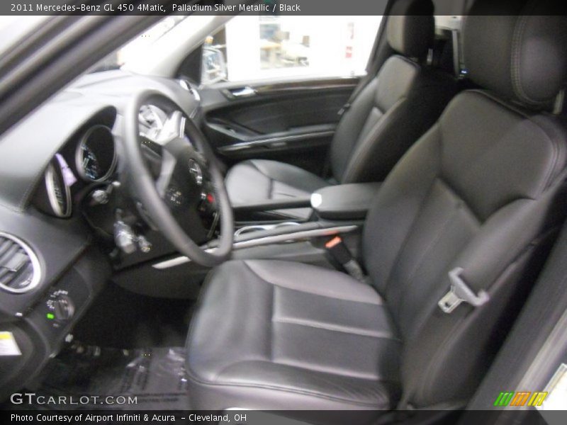 Palladium Silver Metallic / Black 2011 Mercedes-Benz GL 450 4Matic