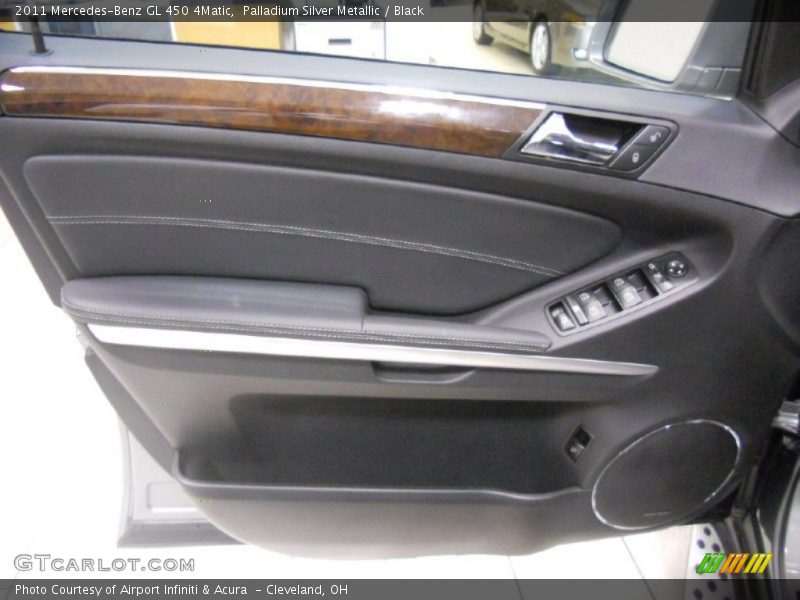 Palladium Silver Metallic / Black 2011 Mercedes-Benz GL 450 4Matic