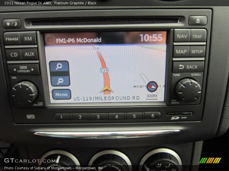 Platinum Graphite / Black 2011 Nissan Rogue SV AWD