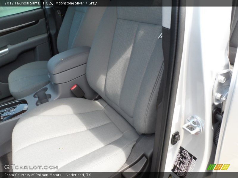 Moonstone Silver / Gray 2012 Hyundai Santa Fe GLS