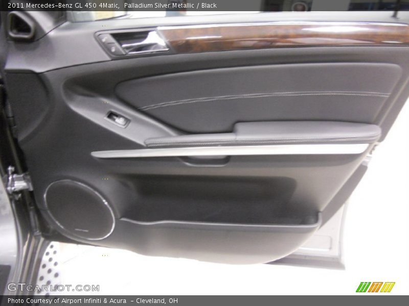 Palladium Silver Metallic / Black 2011 Mercedes-Benz GL 450 4Matic