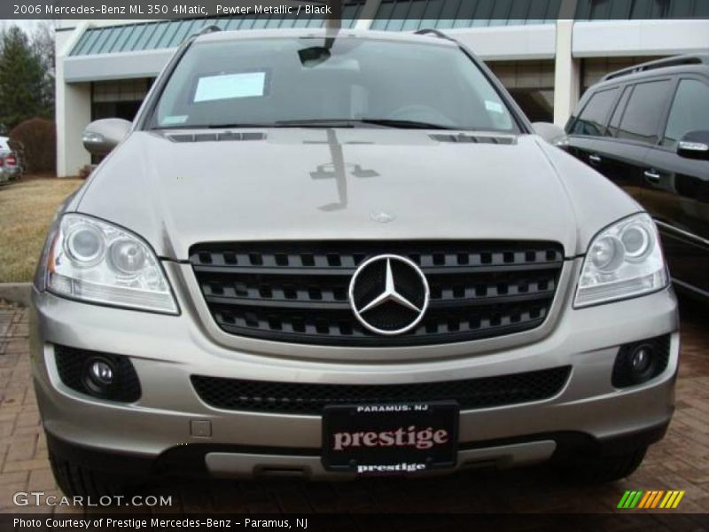 Pewter Metallic / Black 2006 Mercedes-Benz ML 350 4Matic