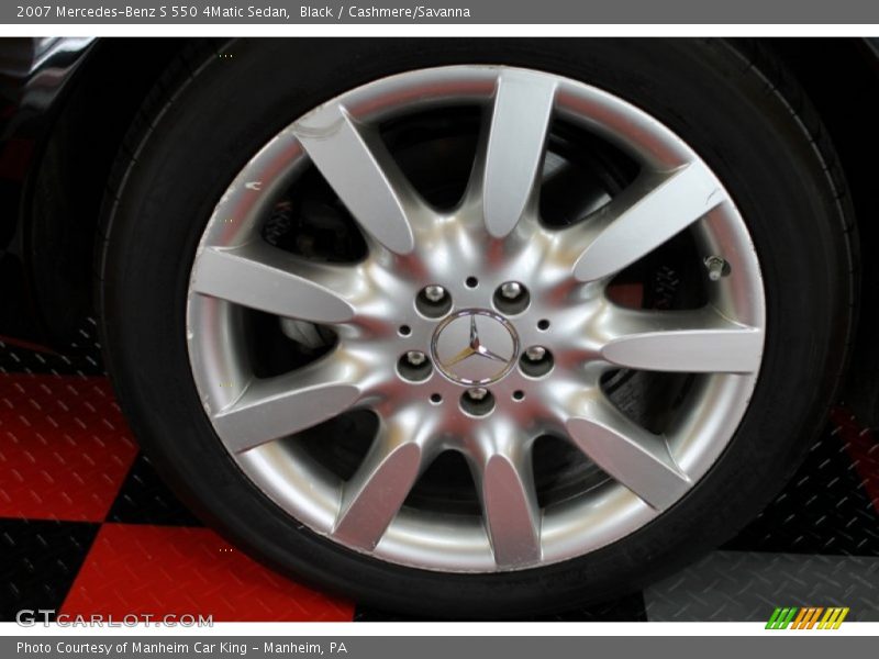 Black / Cashmere/Savanna 2007 Mercedes-Benz S 550 4Matic Sedan