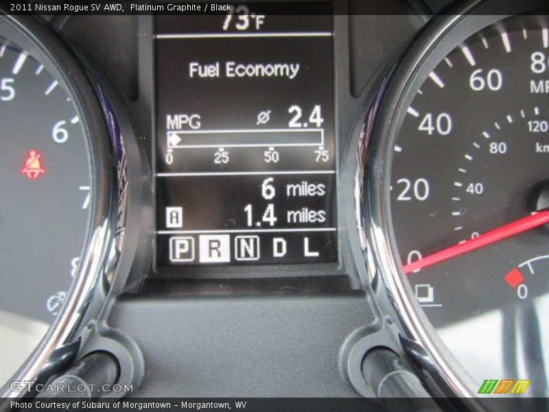 Platinum Graphite / Black 2011 Nissan Rogue SV AWD
