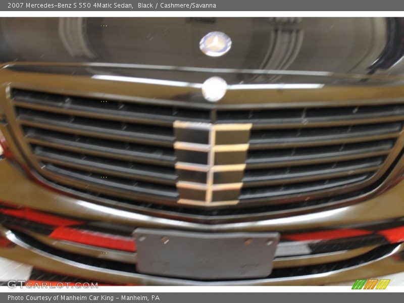 Black / Cashmere/Savanna 2007 Mercedes-Benz S 550 4Matic Sedan