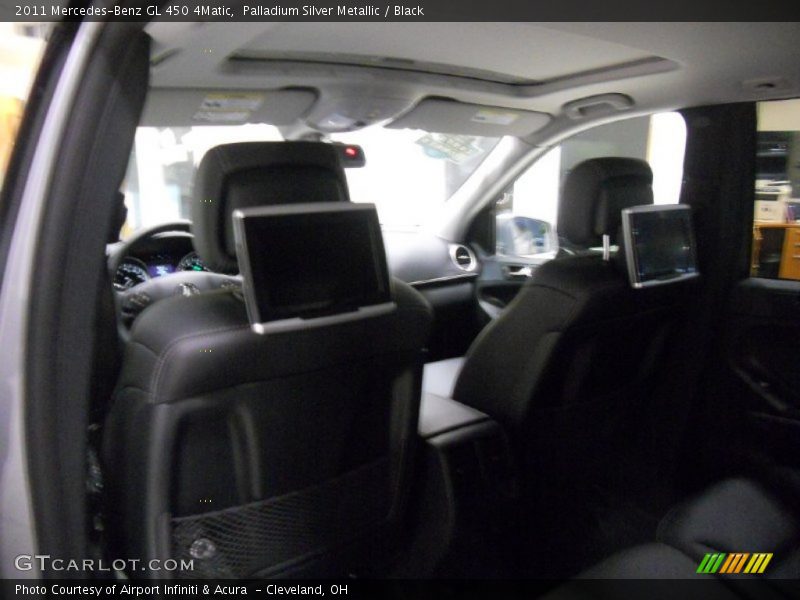 Palladium Silver Metallic / Black 2011 Mercedes-Benz GL 450 4Matic