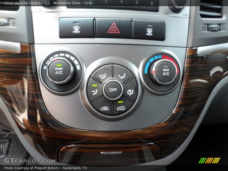 Moonstone Silver / Gray 2012 Hyundai Santa Fe GLS