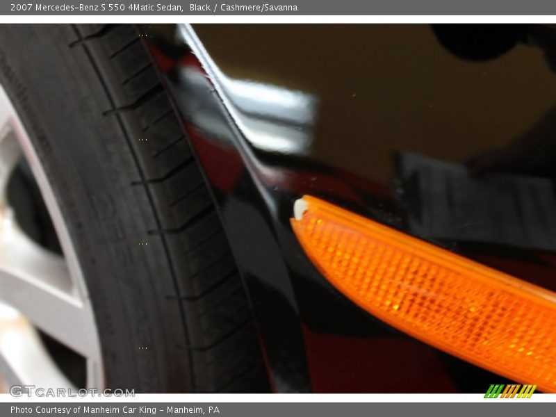 Black / Cashmere/Savanna 2007 Mercedes-Benz S 550 4Matic Sedan