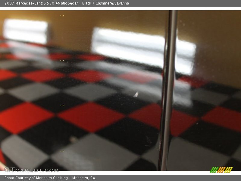 Black / Cashmere/Savanna 2007 Mercedes-Benz S 550 4Matic Sedan